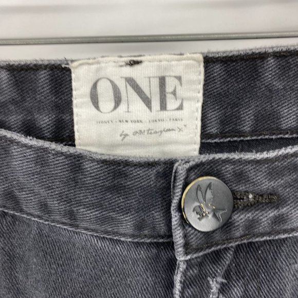 One Teaspoon Black Distressed Jeans - Picture 3 of 12